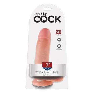 King Cock With Balls Realistic Dildo 7″ by Pipedream Products®