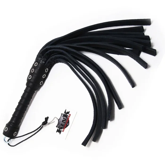 Kink Leatherworks Black Buffalo Leather Flogger