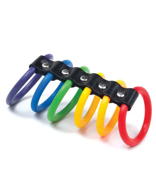 KinkLab Stockroom 6 Gates of Pride Cockrings – Bulk