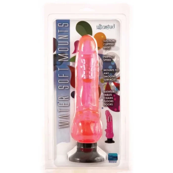 Kinx Mounty 6 Realistic Vibrating Dildo Waterproof Pink 6 Inches
