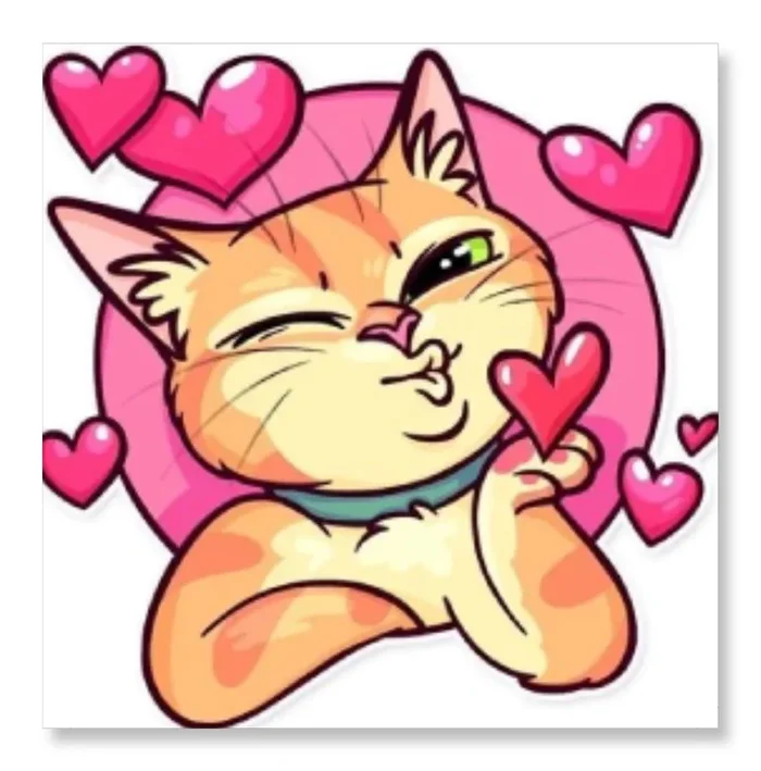 Kiss from Cute Cat – Valentine Special