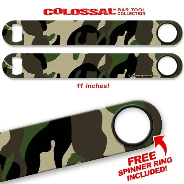 Kolorcoat™ 11″ Long COLOSSAL™ Speed Bottle Opener – Camo