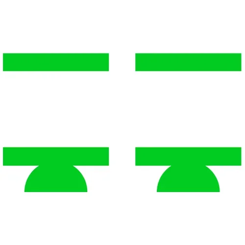 Kolorcoat™ Can Cooler (2 Pack) – Green and White Stripe