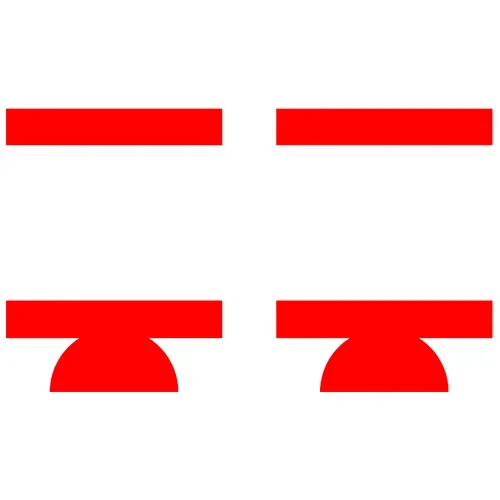 Kolorcoat™ Can Cooler (2 Pack) – Red and White Stripe