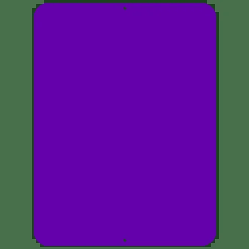 Kolorcoat™ Custom Metal Bar Sign – 9″ x 12″ – Purple