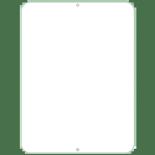 Kolorcoat™ Custom Metal Bar Sign – 9″ x 12″ – White