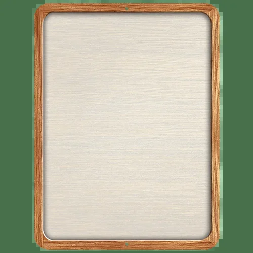 Kolorcoat™ Custom Metal Bar Sign w/ Frame – 9″ x 12″ – Tan w/ Border