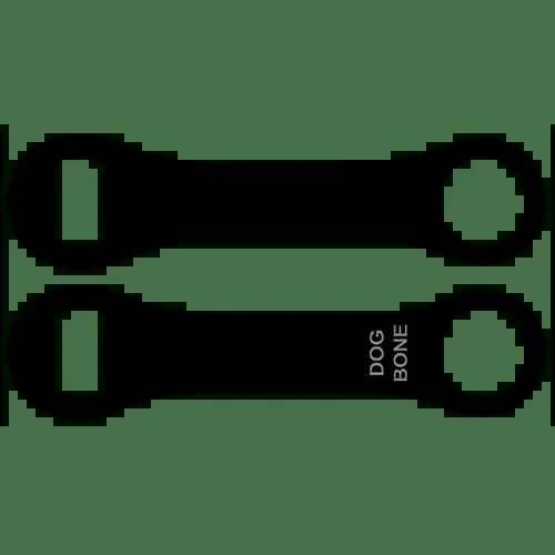 Kolorcoat™ Dog Bone Bottle Opener – Black