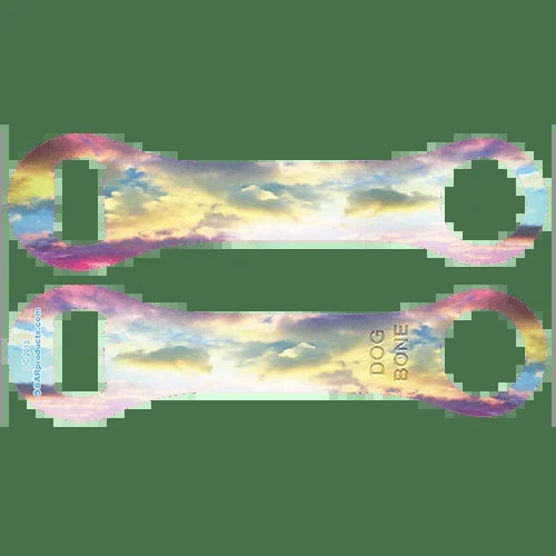 Kolorcoat™ Dog Bone Bottle Opener – Clouds