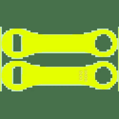Kolorcoat™ Dog Bone Bottle Opener – Neon Yellow