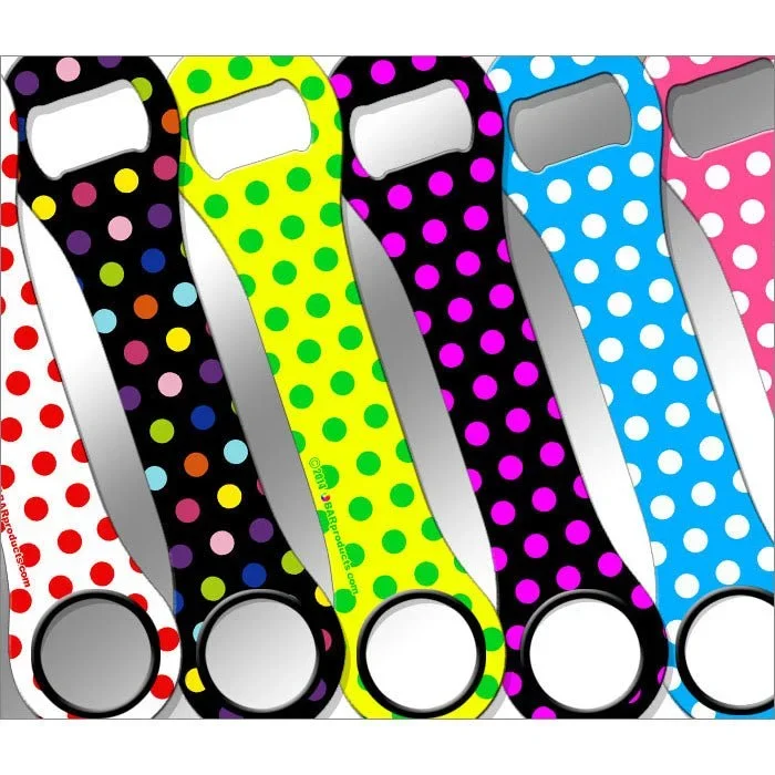 Kolorcoat™ Dog Bone Bottle Opener – Polka Dot Series