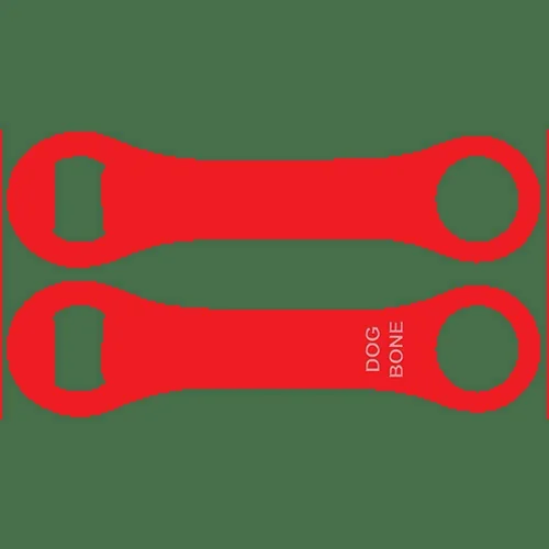 Kolorcoat™ Dog Bone Bottle Opener – Red