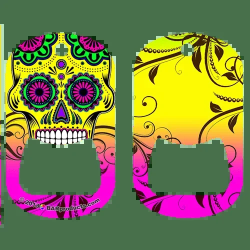 Kolorcoat™ Dog Tag Opener – Sugar Skull