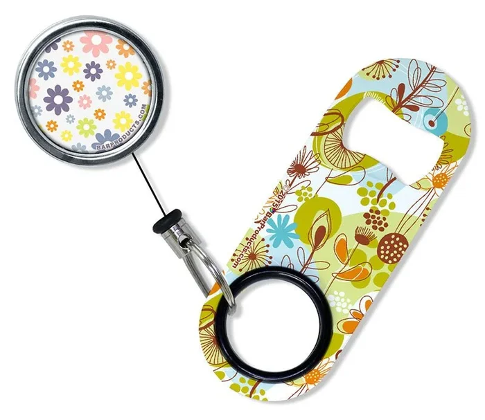 Kolorcoat™ Mini Opener with Retractable Reel – Cute Floral