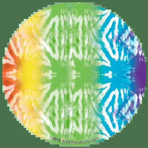 Kolorcoat™ Round Foam Coasters (4 Pack) – Tie Dye Zebra