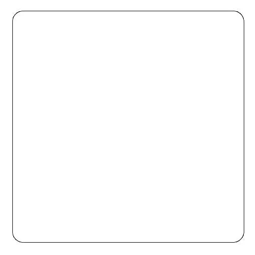 Kolorcoat™ Square Foam Coasters (4 Pack) – White