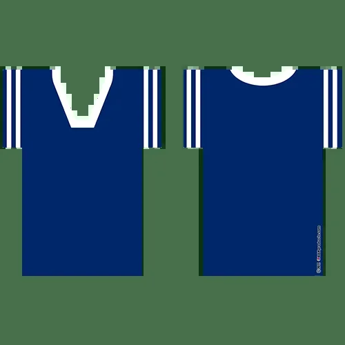 Kolorcoat™ T-Shirt Bottle Cooler – Blue and White