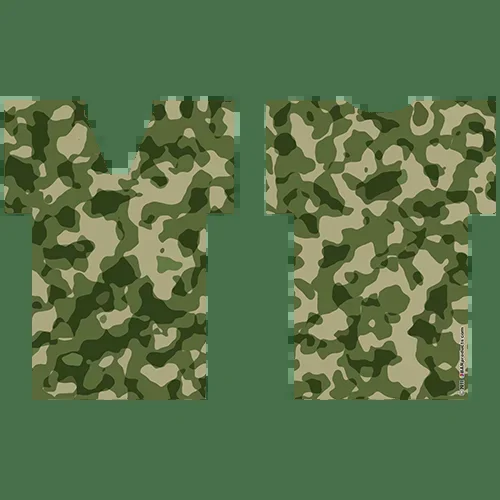 Kolorcoat™ T-Shirt Bottle Cooler – Green Camo