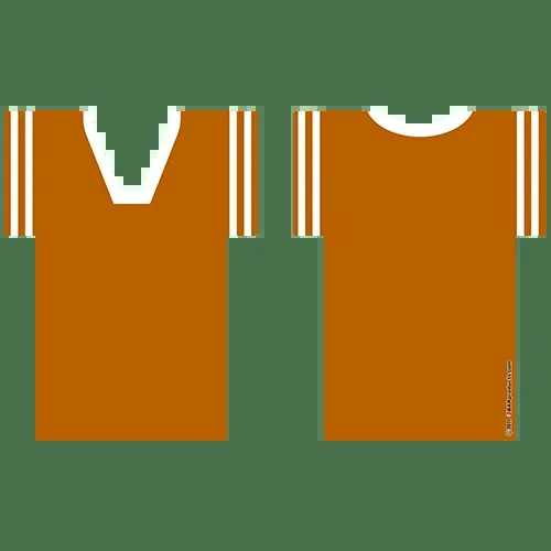 Kolorcoat™ T-Shirt Bottle Cooler – Orange and White