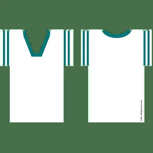 Kolorcoat™ T-Shirt Bottle Cooler – White and Teal