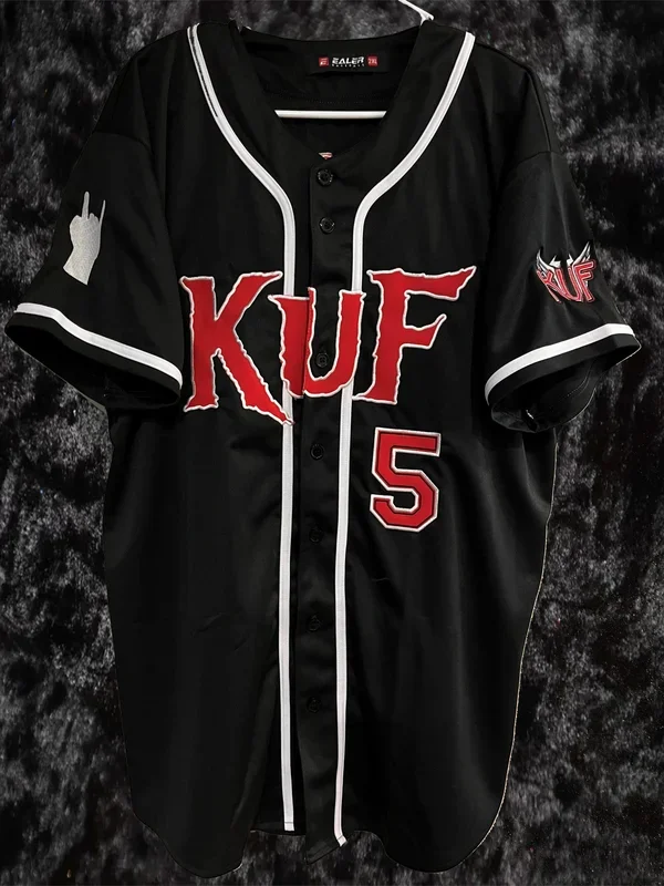 KuF Pac Embroidered Baseball Jersey