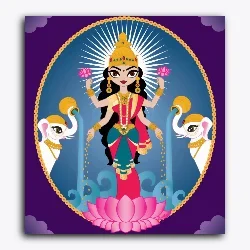 Lakshmi Mata Modern Portrait
