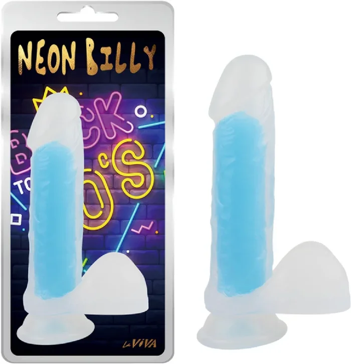 LaViva – Neon Billy 7.6″ Dildo – Multiple Colours