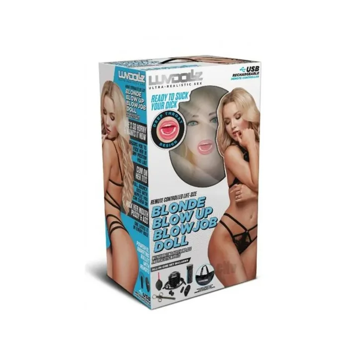Ld Blowjob Doll W/remote Pussy – Vanilla