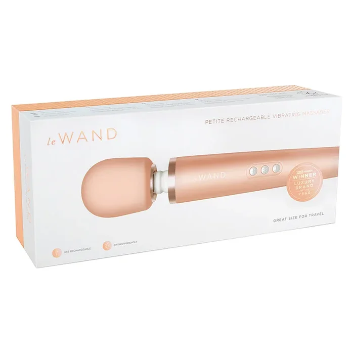 Le Wand Petite Rechargeable Massager – Rose Gold
