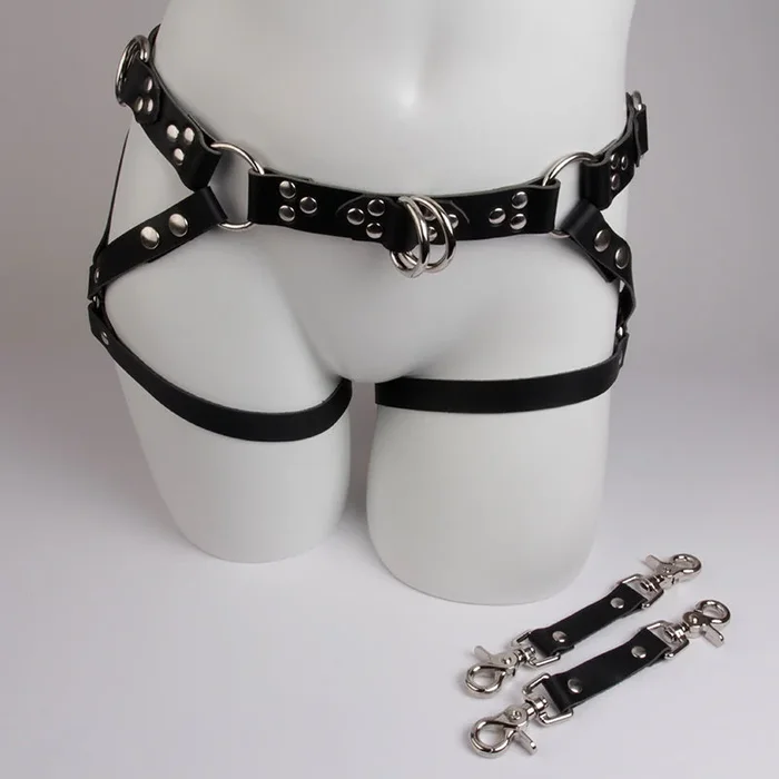 Leather garter harness – StarCreations – Bondage Garter
