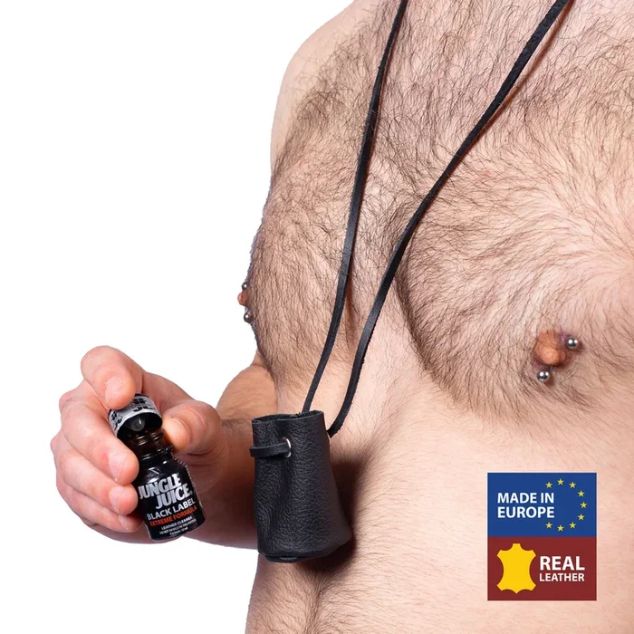 Leather Purse for Aroma – Black