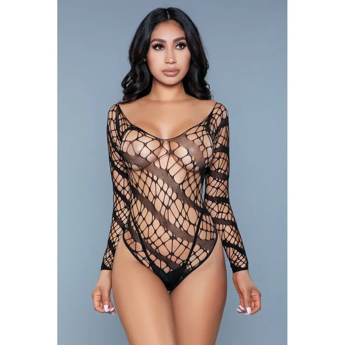 Let Me Love You Bodysuit – Black
