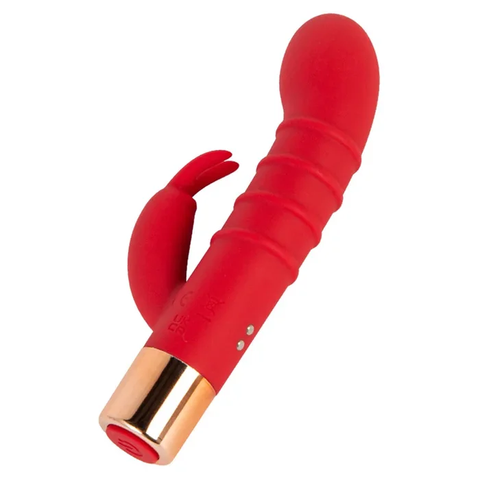 Leto Ribbed Mini G-Spot Rabbit Vibrator