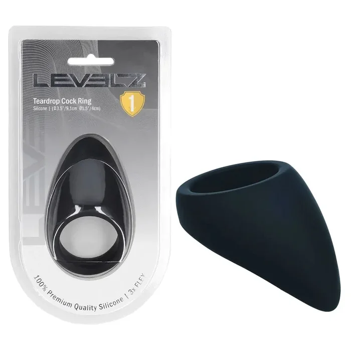 LEVELZ Teardrop Silicone Cock Ring – – Cock Ring