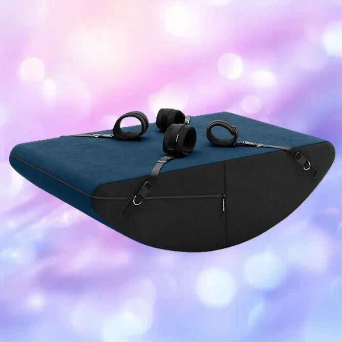 Liberator Scoop Rocker: MicroLoop Bondage Edition with Cuffs – Blue