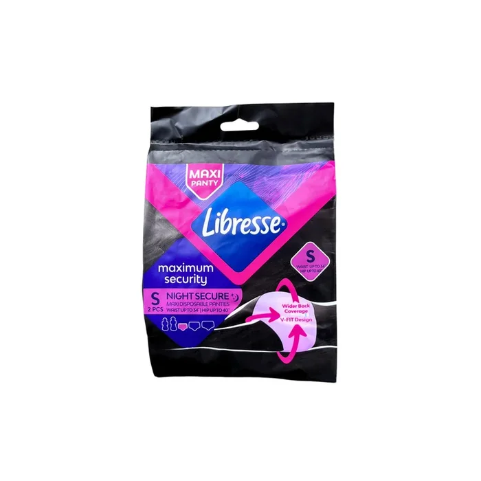 Libresse MAXI Disposable Security Panties – Comfortable Protective Underwear – S2/M2/L2