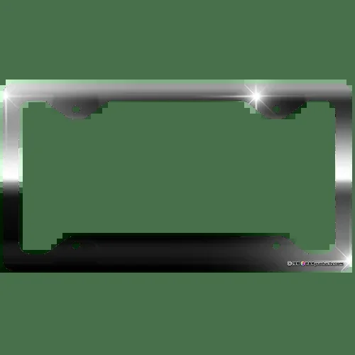 License Plate Frame – Black and Gray
