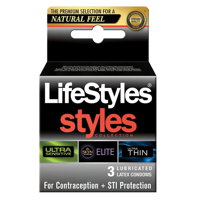Lifestyles Styles Sensitive – Pack of 3