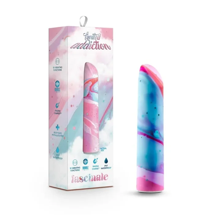 Limited Addiction Fascinate – Power Vibe – Peach 10.2 cm USB Rechargeable Bullet
