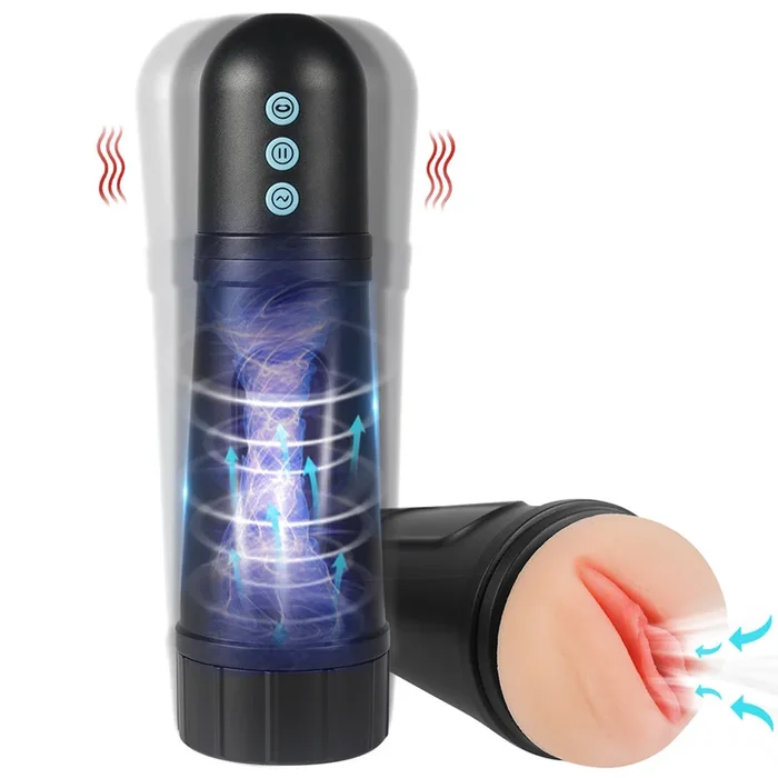 Locke Cup Suction & Vibration Realistic Vaginal Masturbator