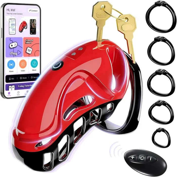 Locktober Fun (??) – Vibrating Chastity Teasing Cage Male Chastity Devices with 10 Vibrations, App & Remote Control