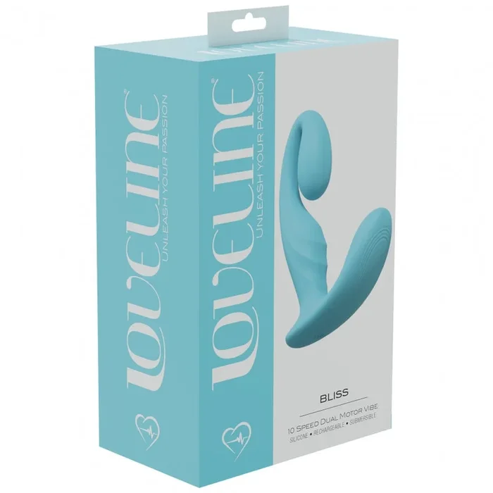 LoveLine Bliss – 10-Speed Dual Motor Silicone Vibe, Rechargeable & Submersible