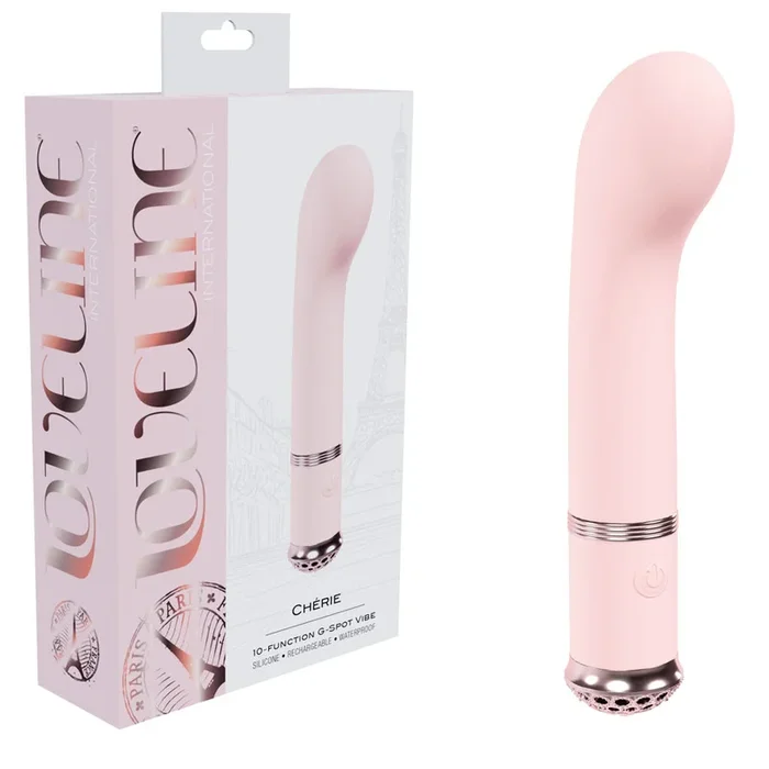 LOVELINE Cherie – Pink – Pink 14 cm USB Rechargeable Vibrator