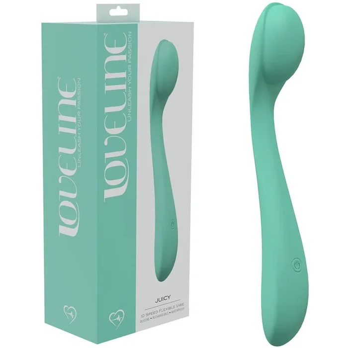 LOVELINE Juicy – Green – GReen 21.5 cm USB Rechargeable Vibrator