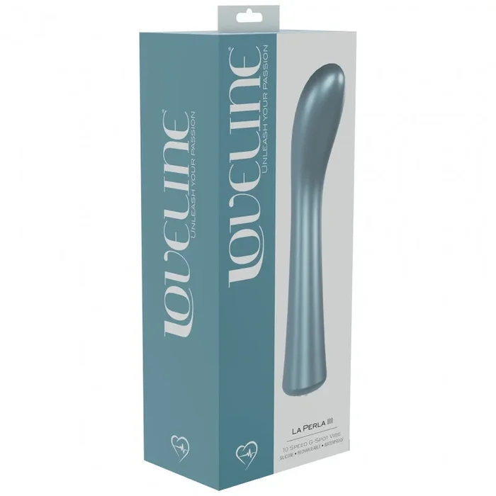 LoveLine La Perla III 10-Speed G-Spot Silicone Vibrator – Rechargeable & Waterproof