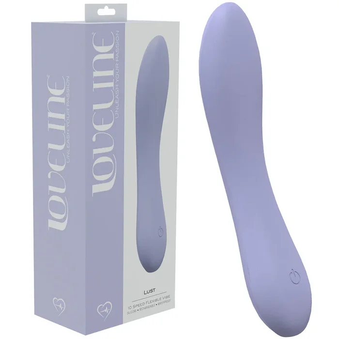 LOVELINE Lust – Lavender – Lavender 17 cm USB Rechargeable Vibrator
