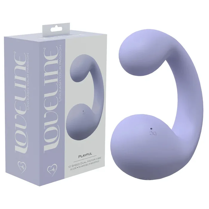 LOVELINE Playful – Lavender – Lavender 8.5 cm Dual Vibrator