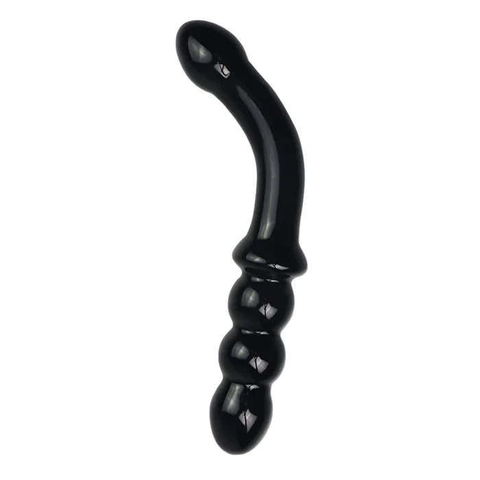 Lovetoy Glass Romance 7″ Double-Ended Beaded Prostate Dildo
