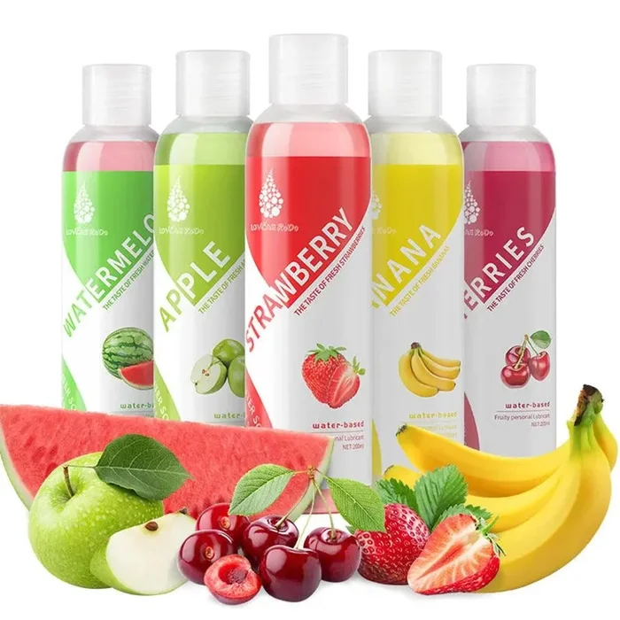 Lubrificante a base d’acqua ai gusti di frutta da 200 ml