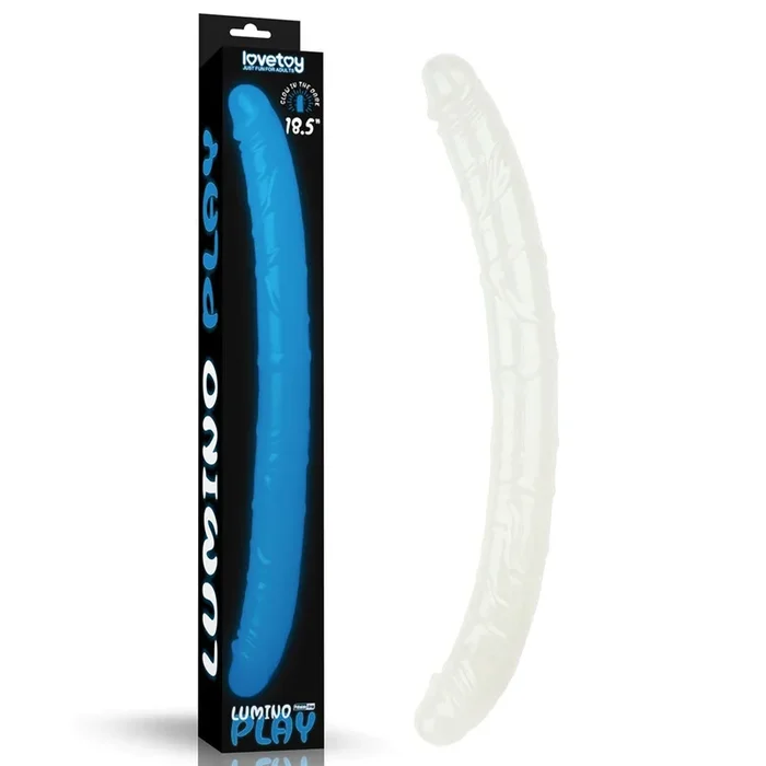 Lumino Play 18.5” Glow in the Dark Double Ender Dildo